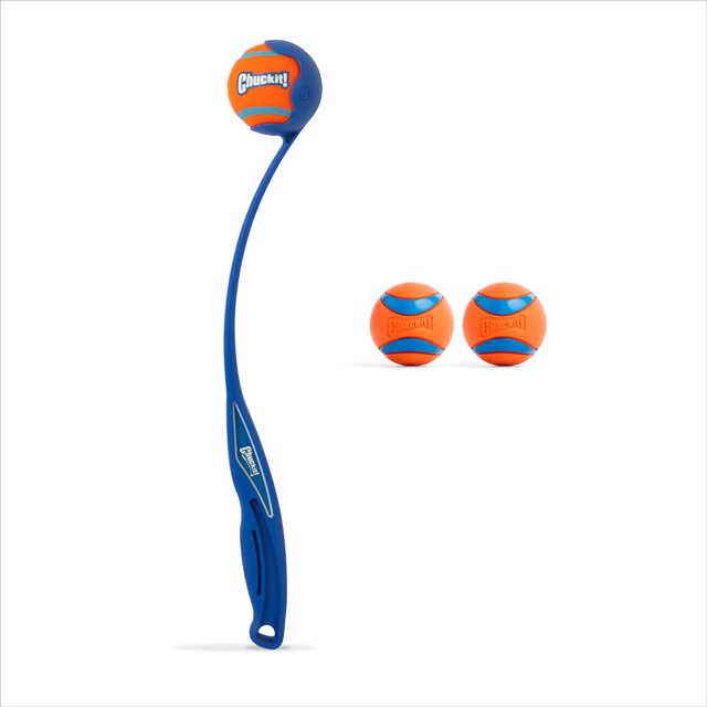 Juguete para perros Chuckit! Paquete Ultra Ball & Launcher para perros de 9 a 27 kg