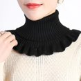 thumbnail image 2 of Falso Cuello Elástico Cuello Alto Desmontable Falso Cuello Invierno Cuello Calentador Aespa kaili Sencillez, 2 of 5