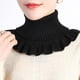thumbnail image 2 of Cuello falso elástico cuello de tortuga desmontable cuello falso cuello de invierno calentador Aespa Afortunado Sencillez, 2 of 2