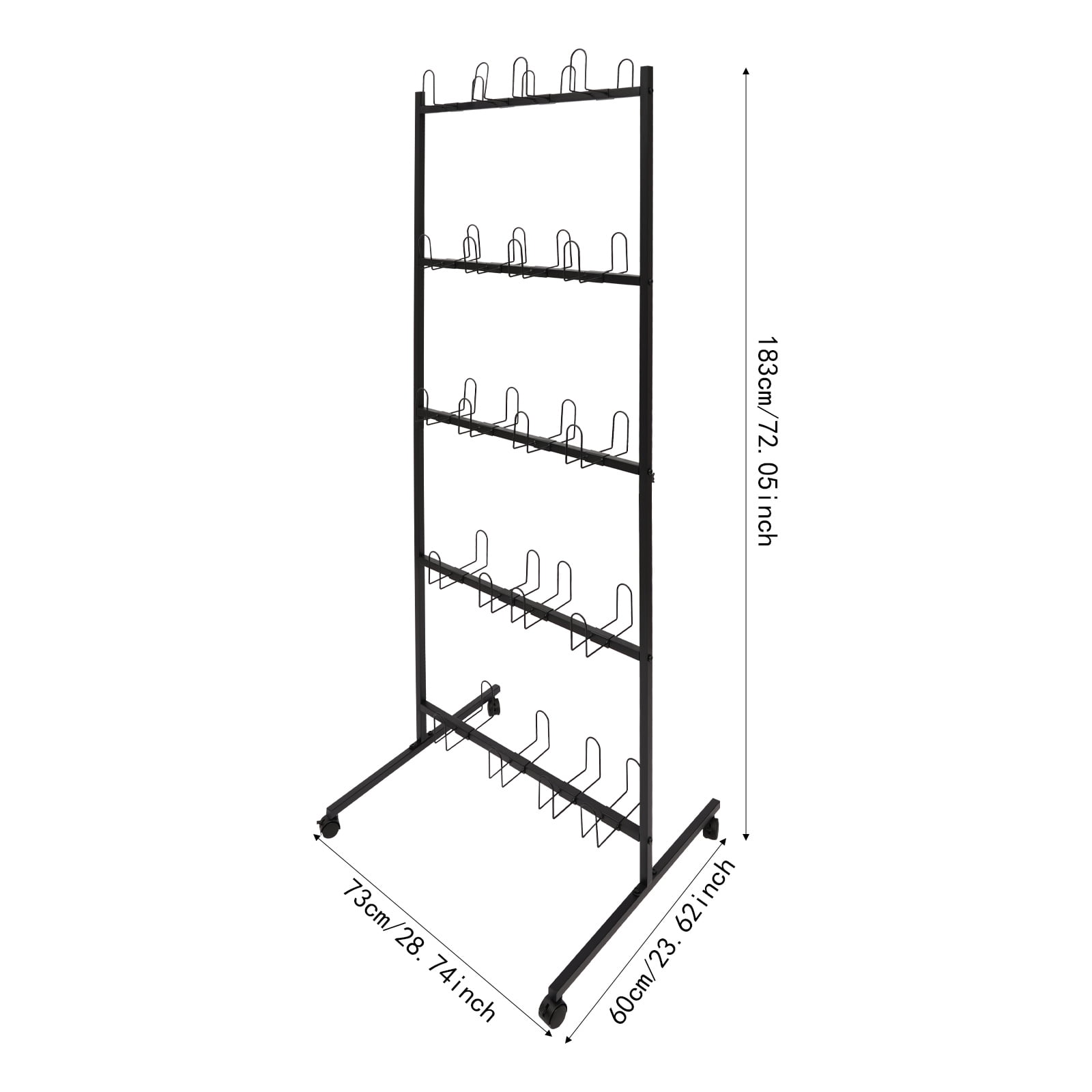 Boxing Gloves Drying Rack, Boxing Glove Storage Stand with Universal Wheels, Metal Boxing Glove Drying Display Rack