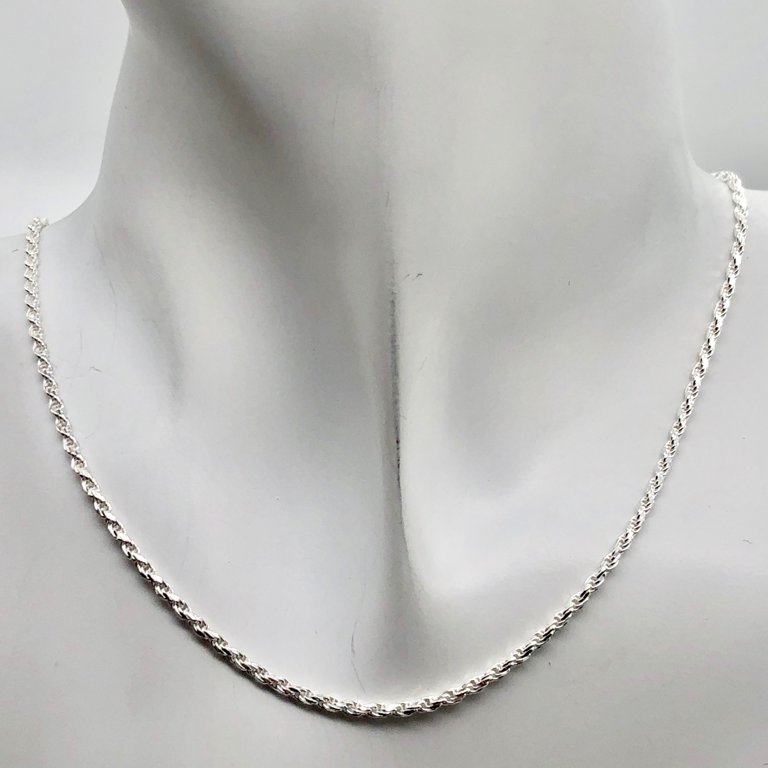 Chaîne Argent 925 Rhodié Enfant Bébé Maille Serpent 1.5 mm 32 à 40 cm