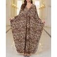 thumbnail image 5 of Women’s Kaftan Beach Cover Up Dress Plus Size Summer Swimsuit Loungewear Maxi Dress, 5 of 12