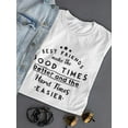 thumbnail image 3 of Best Friends Make The Good Times T-Shirt Women -SPIdeals Designs, Female Small, 3 of 4