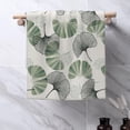 thumbnail image 4 of Hand Towels Set of 2 Ginkgo Leaf Towels for Bathroom Soft Absorbent Decorative Hand Bath Towels Dish Towels for Kitchen Sports Gym Yoga Home Decor 14 x 28 in, 4 of 6