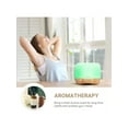 thumbnail image 3 of Aromatherapy Essential Oil Diffuser Room: Humidifier Aroma Scent Cool Mist Diffuser Colorful Lights Wood Cute Small Large Waterless Auto Off Ultrasonic Diffusers Home Bedroom 300ml, 3 of 17