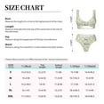 thumbnail image 4 of Kdxio Rose (2) Print Women's 2 Piece High Waisted Wrap Spaghetti Strap Summer Swimsuit Bikini Set-X-Large, 4 of 7