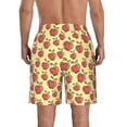 thumbnail image 3 of Kdxio Fruit Pattern Mens Casual Shorts - Drawstring Summer Beach Sports Shorts for Men, 3 of 9
