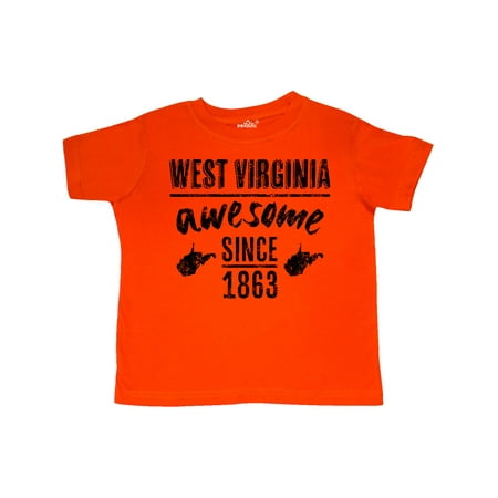 

Inktastic West Virginia Awesome Since 1863 Gift Toddler Boy or Toddler Girl T-Shirt