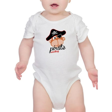 

Cute Pirate Monkey Art Bodysuit Infant -Image by Shutterstock 6 Months
