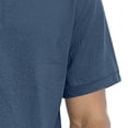 thumbnail image 6 of IhhxPro Men's Linen Collared Shirt Short Sleeve Button Detail Casual Business Top Relaxed Fit Summer Office Wear Lightweight Breathable Solid S-3XL, 6 of 7