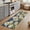 Dark Blue White Grass Green, variant on Small Door Mat Indoor Outdoor 15.7"x23.6", Orange Blue Fall Absorbent Non Slip Entry Rug, Thanksgiving Botanical Pumpkins Low Profile Welcome Mat for Front/Side Door Apartment Entrance Bathroom