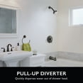 thumbnail image 5 of Design House Universal Zinc Oil Rubbed Bronze Pull-Up Tub Spout with Diverter, 5 of 11