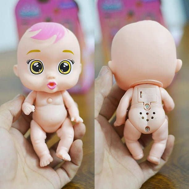 Poupée jouet animal 6 pouces poupée qui pleure renaissance poupée en  silicone boîte aveugle 5 