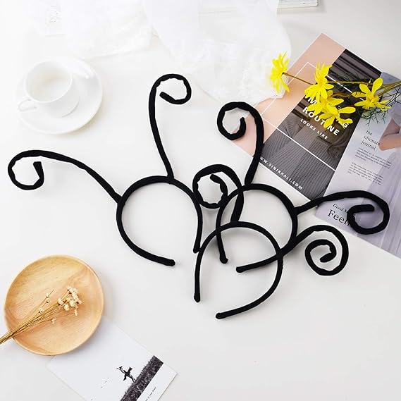 Diadema De Antenas De Mariposa – Antenas Flexibles De Insecto – Talla única – Ideal Para Halloween, Carnaval, Cosplay Y Fiestas – Accesorio Divertido Para Niños Y Adultos