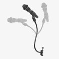 thumbnail image 2 of Microphone Stand Flexible Gooseneck Desk Clamp Holder Microphone Arm Recording Equipment For Meetin, 2 of 5