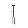 thumbnail image 5 of Alora Lighting Pd336507-Unv Anders 8" Wide Led Multi Light Pendant - Brass, 5 of 7