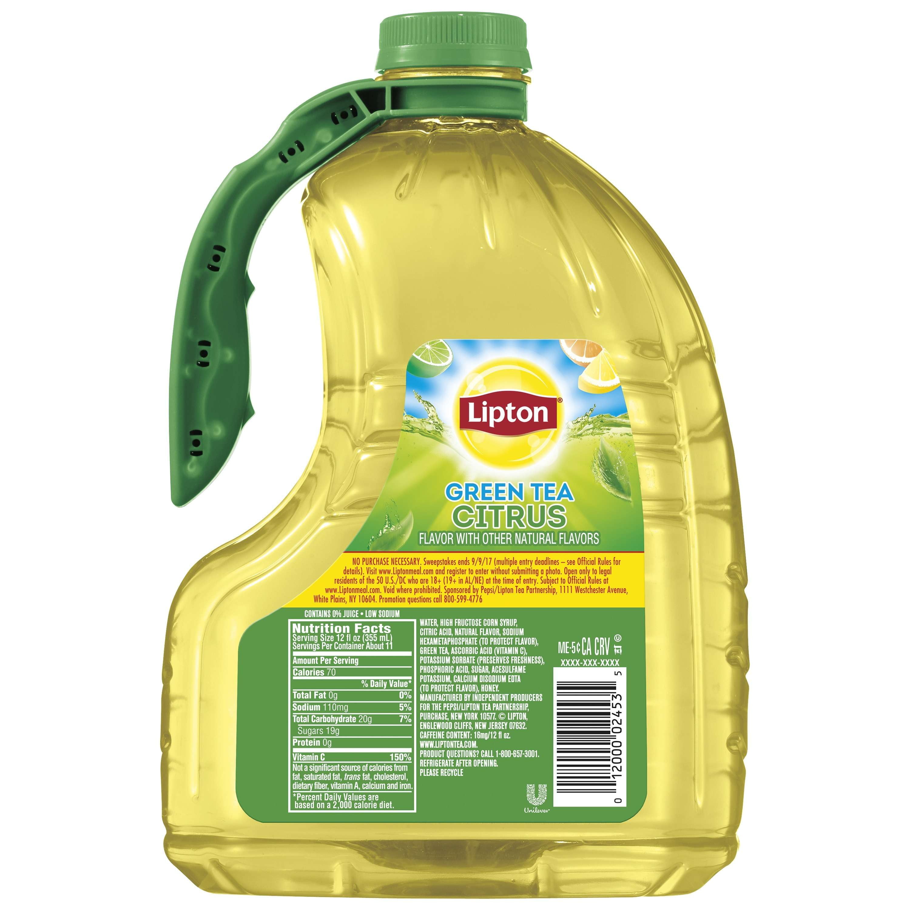 Lipton Green Tea Nutrition Label Juleteagyd