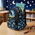 thumbnail image 3 of DISNIMO Shark Print Boys Backpack 17 Inch School Backpack for Kids 8-14 Lightweight Bookbag with Front Zipper Pocket Large Capacity Daypack for Students Travel Daypack, 3 of 7