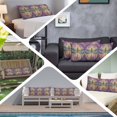thumbnail image 6 of Purple Dragonfly Body Pillow Covers 20"x54", Colorful Flowers Watercolor Chic Floral Plant Soft Brushed Microfiber Breathable Throw Pillow Covers, Pillowcase with Zipper for Couch Sofa Bedroom, 6 of 9