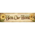 thumbnail image 4 of Ed Wargo 14x7 Black Modern Wood Framed Wall Art Titled - Bless Our Home, 4 of 6