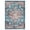 Blue, variant on Garvee Boho Area Rug 9x12ft Vintage Persian Floral Distressed Rug, Non-Slip Low Pile Oriental Carpet for Living Room Bedroom, Blue