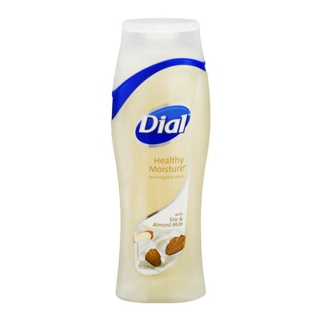 Dial Healthy Moisture Body Wash with Soy & Almond Milk, 16.0 FL OZ