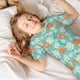 thumbnail image 5 of Balery Cute Sloth on Floral Tree Conjunto de Pijama Infantil de Manga Corta con Estampado – Ropa de Dormir de Algodón Suave-4X-Large, 5 of 6