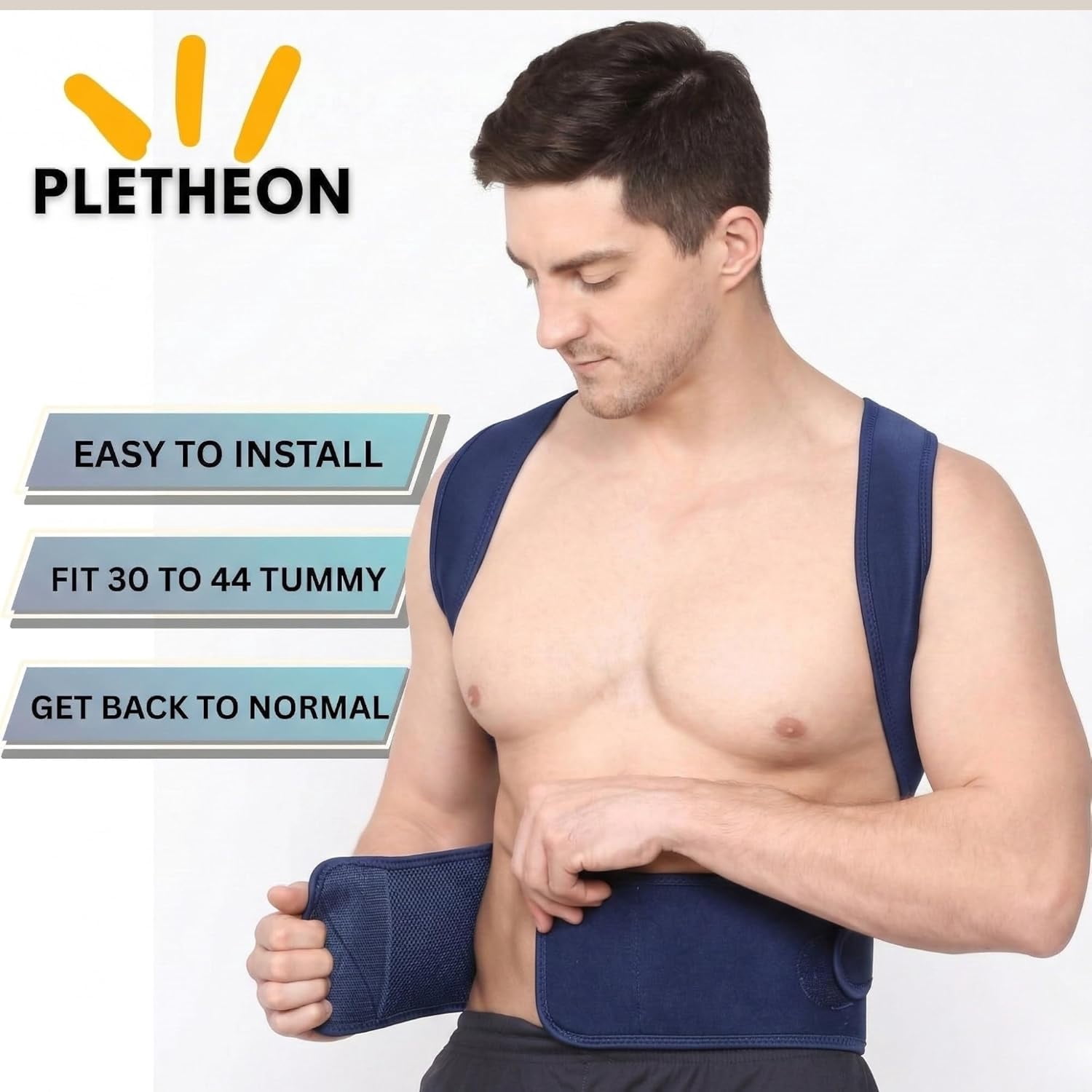 Adjustable Posture Corrector Belt for Men and Women Back Support Brace for Spine Alignment, Pain Relief & Shoulder Correction