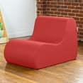 thumbnail image 4 of Jaxx Midtown Medium Classroom Soft Foam Chair - Premium Vinyl Cover - Red, 4 of 7