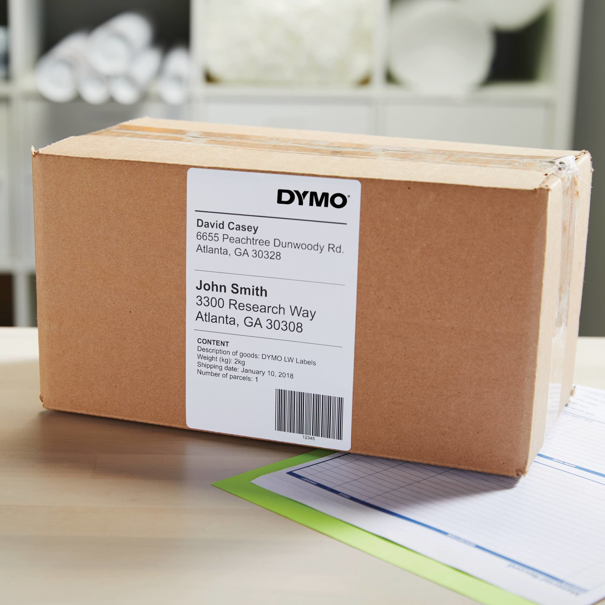 DYMO Authentic LW Extra-Large Shipping Labels, DYMO Labels for LabelWriter 5XL and 4XL Label Printers Only, White, 4" x 6", 1 Roll of 220