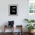 I Can and I Will 1 Art Print by NaxArt, Black Frame Wall Art