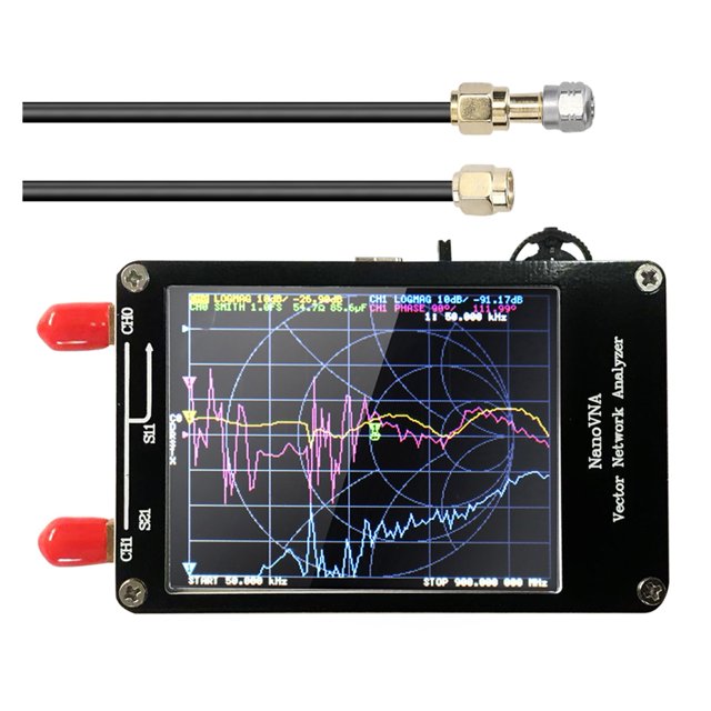 Analyseur de Réseau V2 Vector USB Type-C Numérique VNA Testeur Loomza Ensembles de Calibration Inclus