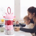 thumbnail image 5 of Bpyeka 4 Stackable Baby Milk Powder Dispenser Dispenser Non-Spill Travel Container Milk Powder Dispensers Pot Portable Snack Storage Box,Home Improvement,Household Essentials, 5 of 5