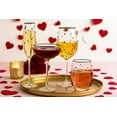 thumbnail image 6 of 10 Strawberry Street Charming Heart t Glassware, Flute, Set of 4, 6 of 6
