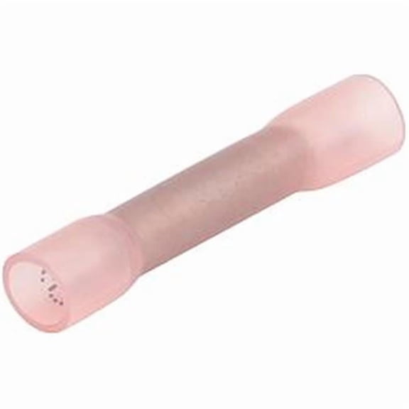 Allstar Performance ALL76060 22-18 Gauge Heat Shrink Butt Connector, Red - Pack of 10