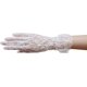 thumbnail image 1 of Zhuge Guantes de encaje con estampado de flores y volantes hasta la muñeca para mujer, 1 of 4