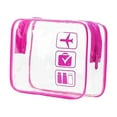 thumbnail image 1 of Bolsa de aseo transparente perfecl de gran apertura con cremalleras organizador de maquillaje, 1 of 8