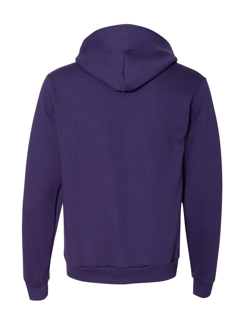 American Apparel Unisex Flex Fleece Zip Hooded Sweatshirt-Purple