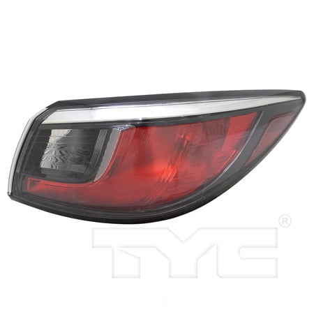 TYC 11-6857-00-9 Capa Certified Tail Light Assembly Fits select: 2017-2018 TOYOTA YARIS IA, 2016 TOYOTA SCION IA