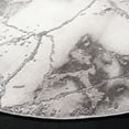 thumbnail image 3 of SAFAVIEH Craft Paul Abstract Area Rug, Grey/Silver, 5'3" x 5'3" Round, 3 of 9
