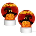 thumbnail image 2 of Pofeuu Halloween Pumpkin Print LED Christmas Night Light Lamp Base Gift DIY 3D Clear Acrylic Blank Engrave Sheets for Room Cafe Bar Birthday Party Decoration, 2 of 9