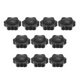 thumbnail image 1 of Unique Bargains Clamping Handle Screw Knobs Handle M6 Threaded Star-Shape 10 pcs, 1 of 1