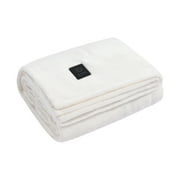 Dreamaker One-Touch Fleece Electric Heated Throw Blanket, 50x60 inches - Cozy, Machine Washable, with 4 Adjustable Heat Settings & Built-in Remote - Ultimate Comfort for Cold Nights