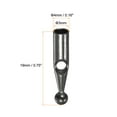 thumbnail image 2 of Uxcell Umbrella Tail Beads Metal 3mm Dia for Straight Umbrella Cover, Grey Black, 10 Pieces, 2 of 4