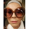 thumbnail image 2 of Lentes de sol ADE WU grandes, redondos, estilo vintage años 60 y 70 para mujer, 2 of 6