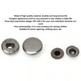 thumbnail image 4 of Fastener 10Pcs 15mm Metal Press Stud Snap Button Fastener Clothes Accessories #3, 4 of 7