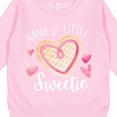 thumbnail image 3 of Inktastic Nana's Little Sweetie with Pink Heart Cookie Toddler Sweatshirt, 3 of 4