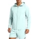 thumbnail image 1 of Mens Manga Larga con Capucha Cremallera Cardigan Hielo Seda Fina Chaqueta Protectora Solar para el Uso Diario Al Aire Libre Casual, 1 of 9