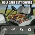 thumbnail image 2 of SEANATIVE Cattle Golf Cart Seat Cover Universal Golf Cart Seat Towel Blanket Southwest Aztec Native Travel Sports Golf Cart Accessories Protection, 2 of 7