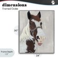 thumbnail image 4 of Stupell Industries Rustic Lodge Henry Horse Funny Tongue Gray Framed Giclee Art, 24 x 30, by Ashley Justice, 4 of 8